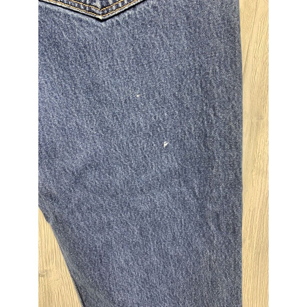 Levi 505 Mens Jeans Dark Wash 38x32 S40196 - Picture 8 of 10